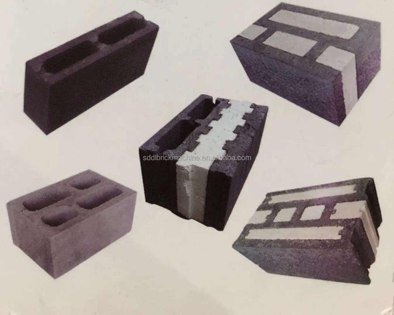 reasonable price of hollow block machine automatic cement block machine price block machinery industry equipment