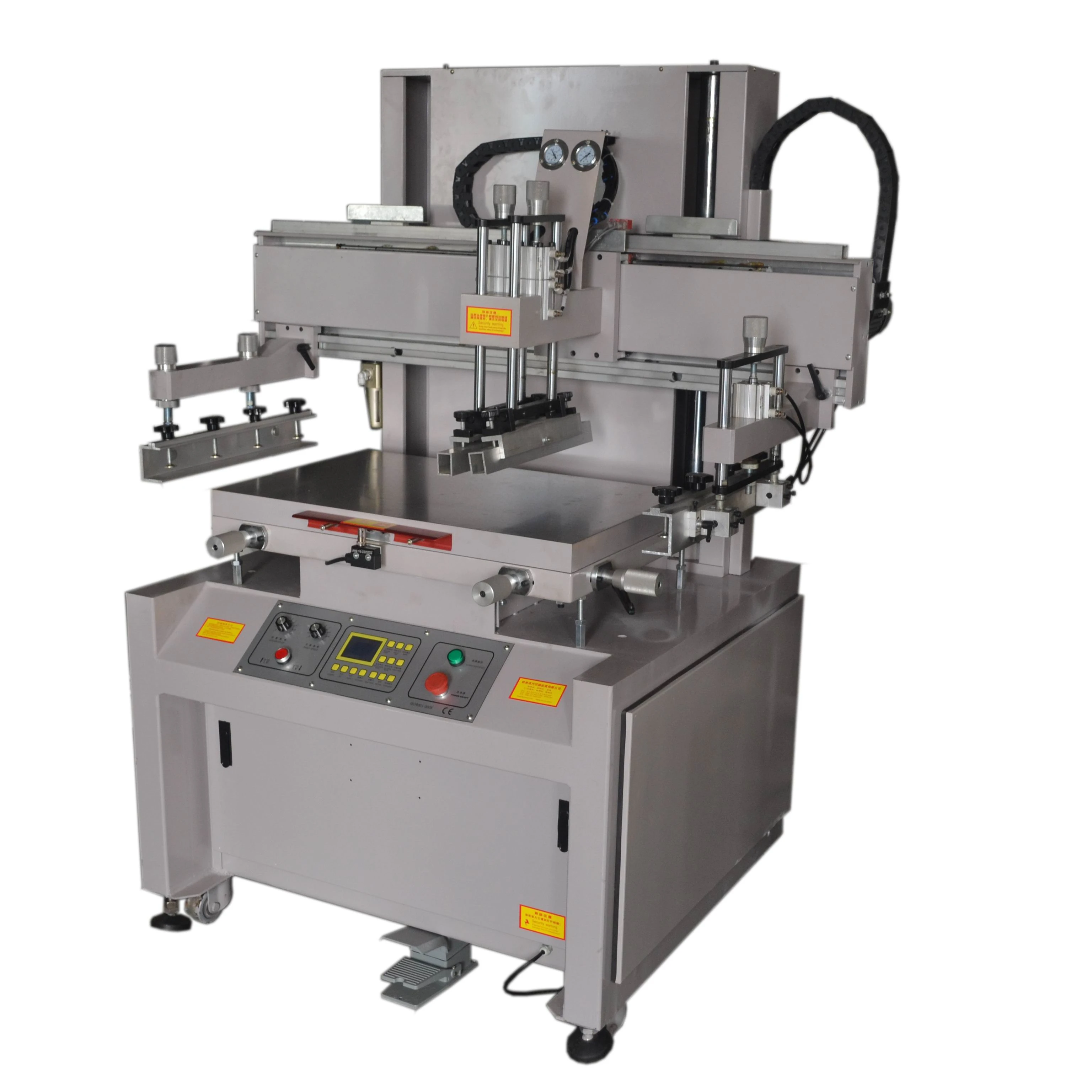 Hot sale Glass PVC Semi auto flat screen printing machine stencil printing machine with lowest prices