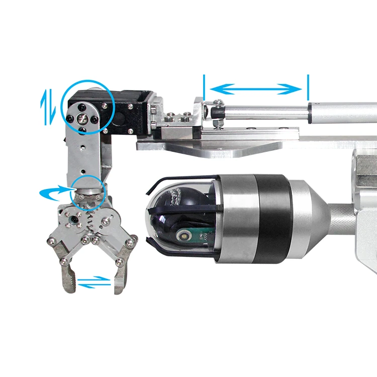 100m cable 10 inch monitor drain sewer pipe inspection crawler robot drones camera