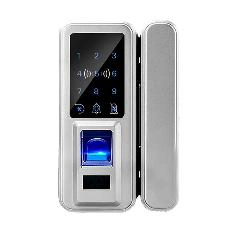 Дешевый умный офис биометрический отпечаток пальца стеклянный дверной замок от производителя
