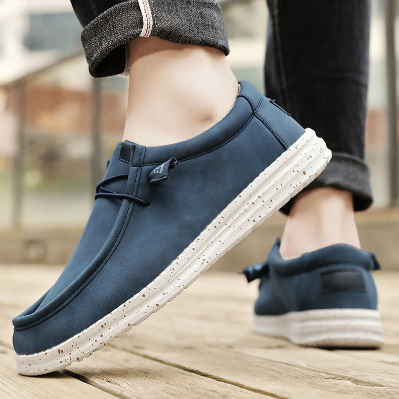 2023 Dudes Loafer Custom Men Boat Shoes Flat Other Trendy Casual Walking Style Slip on Boat Shoes for Men