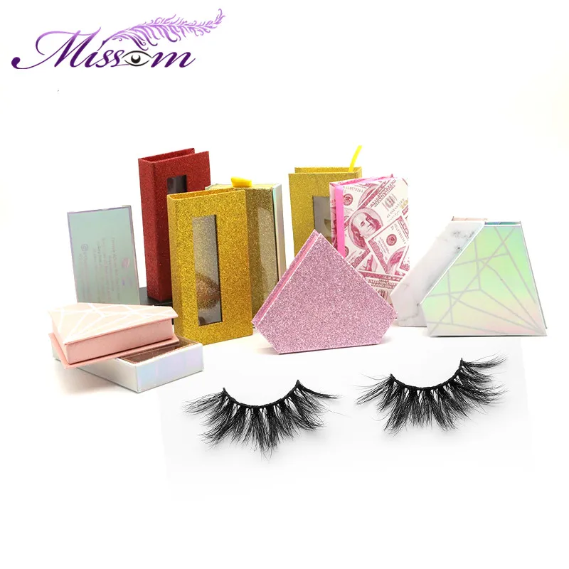 China Good Quality Crossing 3D Mink Fur Lashes 25mm Mink Strip Eyelash