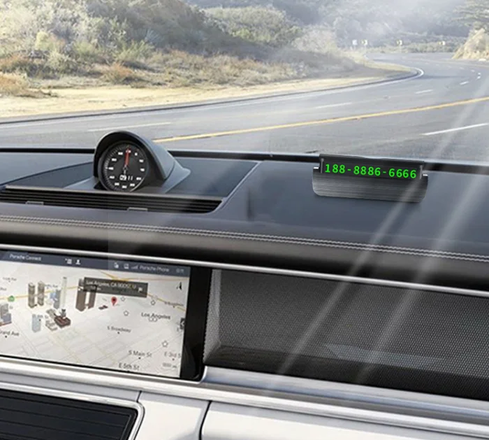 2021 автомобильные аксессуары интерьерные декоративные временные пластиковые таблички с номером телефона для парковки