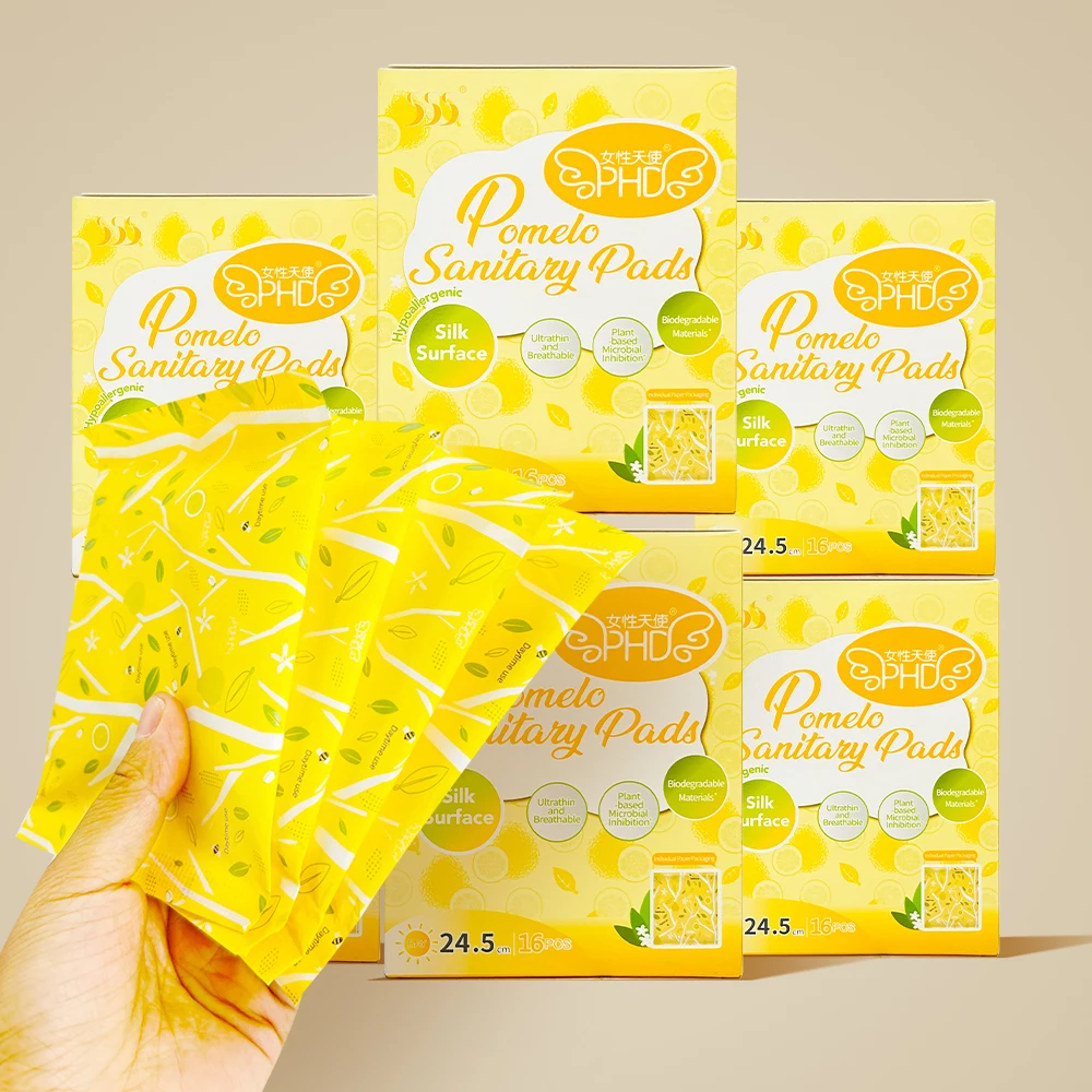 Highly Absorbent Organic Feminine Hygiene Products 96.8% Biodegradable Sanitary Napkin
