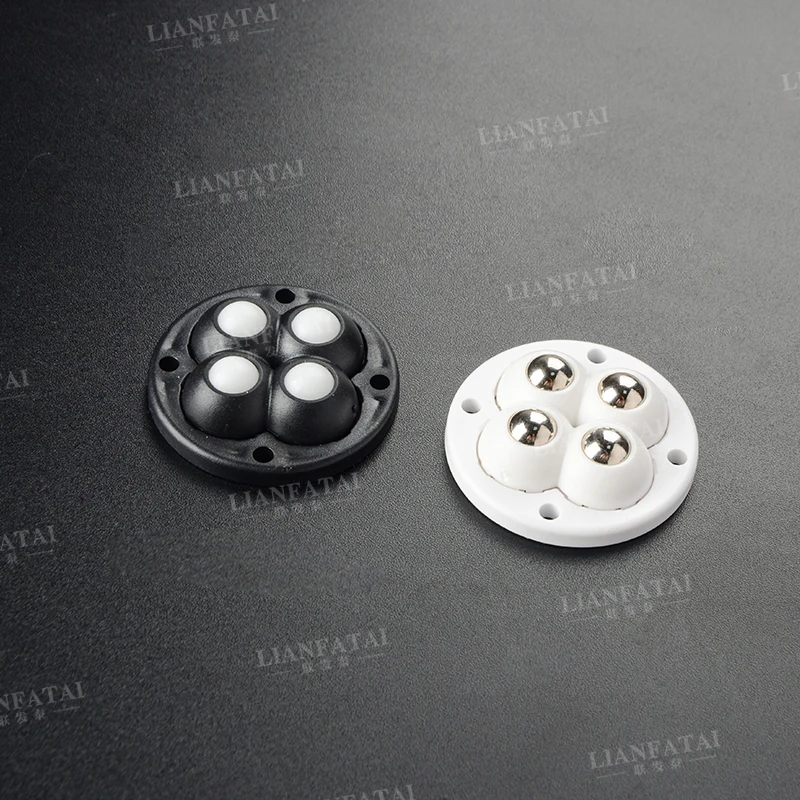 Universal Wheel Storage Rack with Small Wheels Household Bed Bottom Storage Box Wear-resistant Roller Adhesive Small Pulley