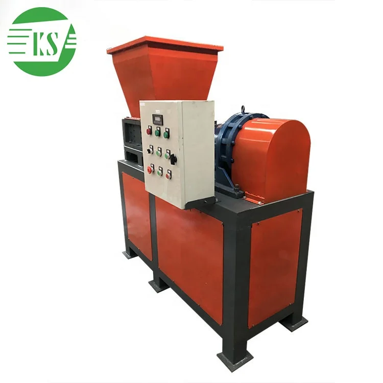 Keshang Two Shaft Mini Crusher Small Scrap Metal Shredder for Sale