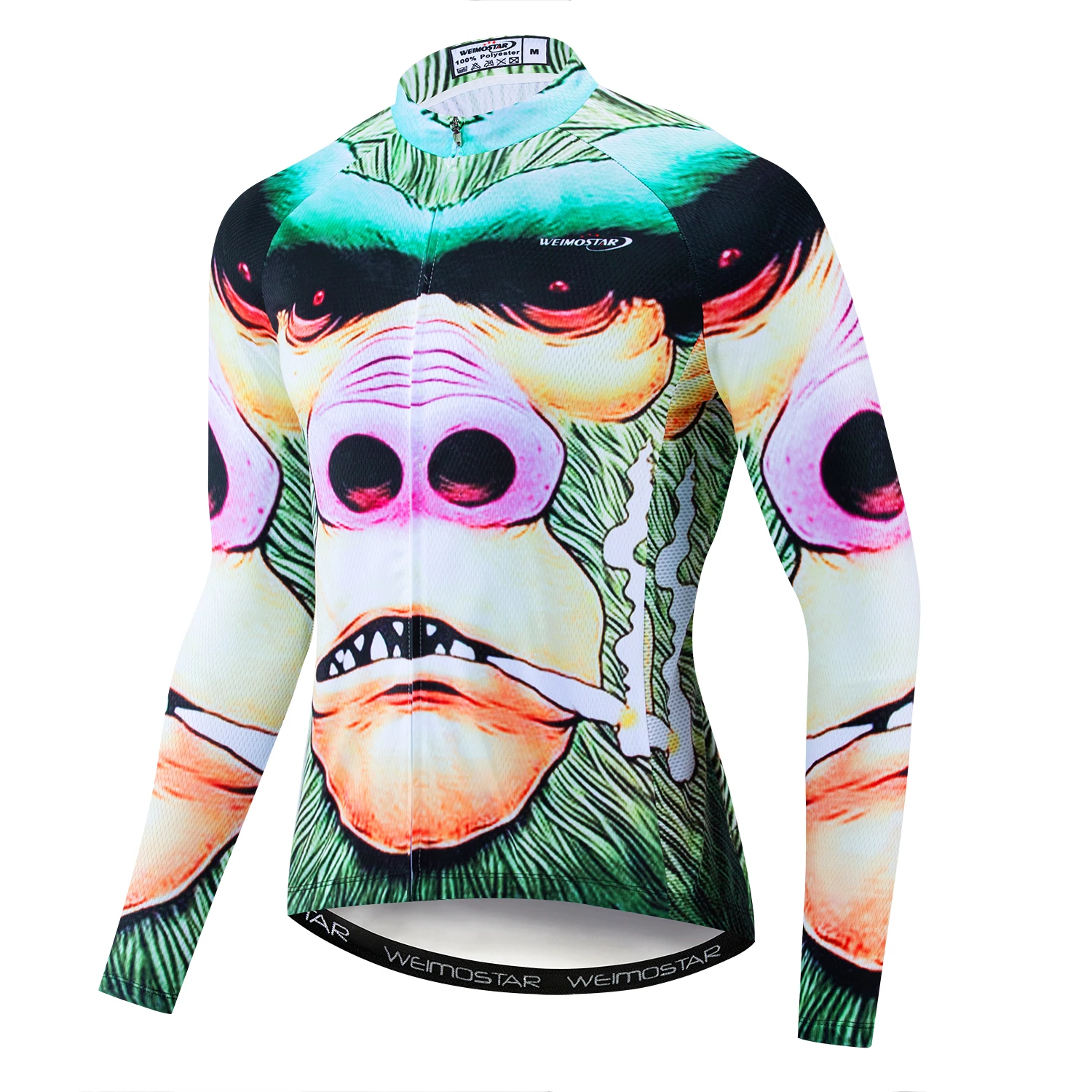 Wholesale 3D Lion MTB Downhill Shirt Men Cycling Jersey Long Sleeve Top Spring Antumn Road Bike Sports Bicycle Clothing Maillot