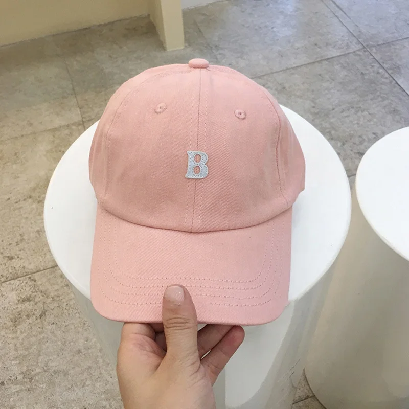 6 Panel Soft Top Unstructured Custom Letter Embroidery Logo Cotton Baseball Caps Wholesale