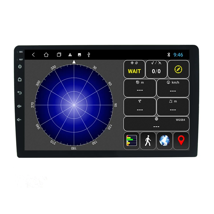 
2 Din Android 9 10 Inch Rearview camera Full Touch Screen Double Din Car DVD Player 1+16 GB with IPS screen 