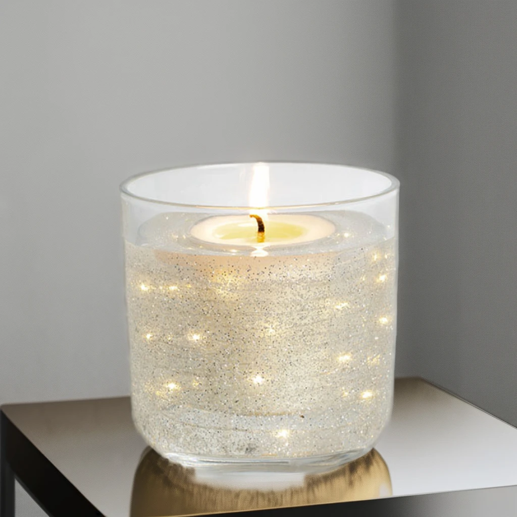 Custom Luxury LED Essential Oil Scented Soy Wax Candles Home Fragrance Decor Glass Jar Gift Customizable Home Decorative Item