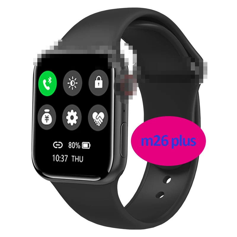 Смарт-часы M26plus IP67 водонепроницаемые Reloj inteligente M26 + Series 6 смарт-браслет BT звонки SMS Беспроводная