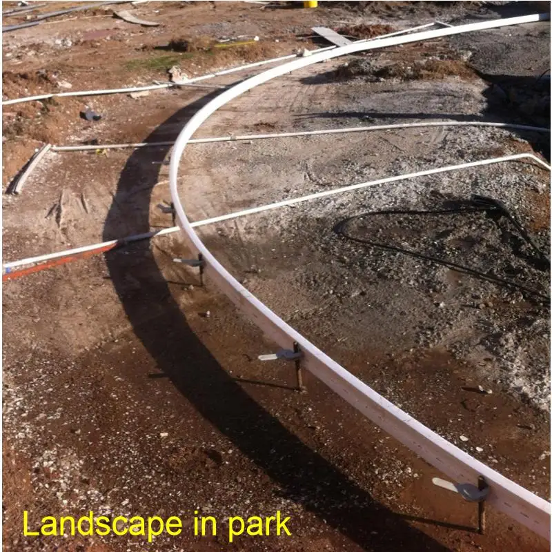 Reusable save money fast work lightweight sidewalk formwork concrete