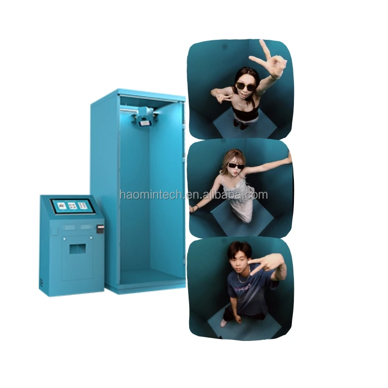 Overhead Photo Booth 360 Photo Booth for Party Wedding Automatic Spinning 360 Camera Photobooth Machine