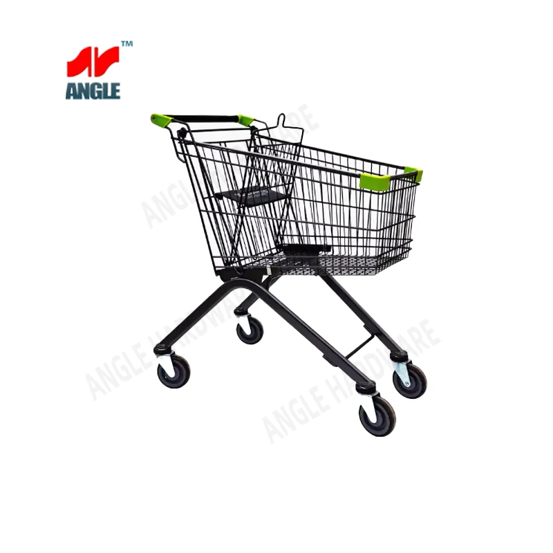 Commercial Grade Supermarket Shopping Cart Long-Lasting Durability