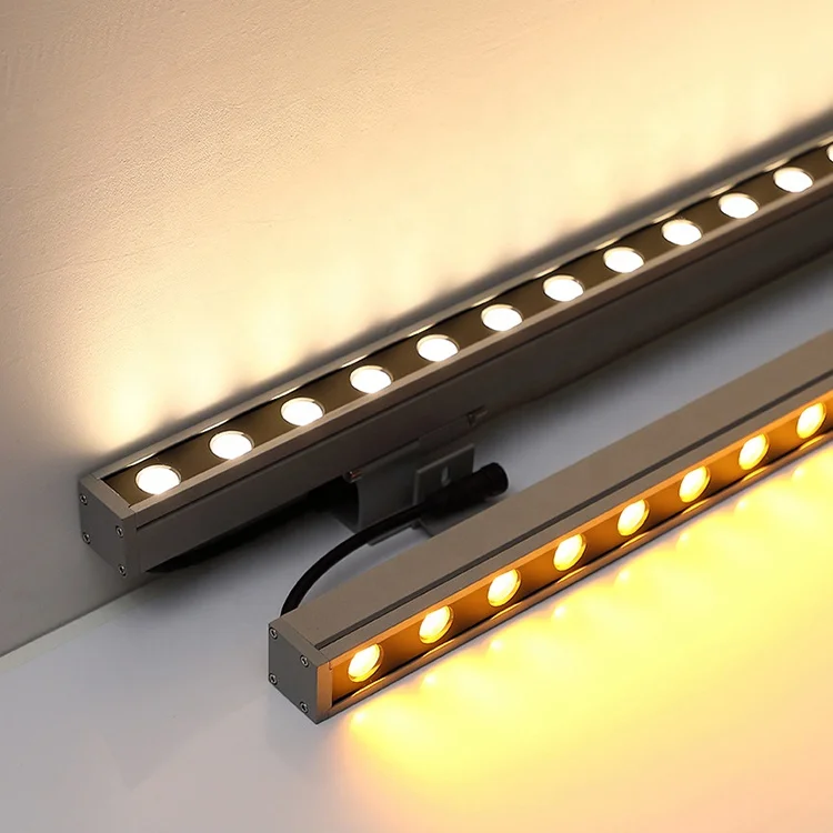 Direct Selling LED Wall Washer Light RGBW 4in 36W IP65 Pixel Bar Bridge Architectural Building Facade Lighting