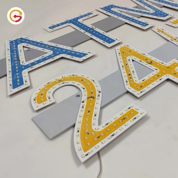 JAGUARSIGN Manufacturer Custom Outdoor Shop SMD LED Open Business Sign Board Led Light Ultra Thin Electronic LED Sign