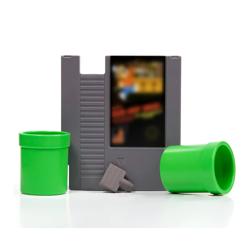 Sstyled After Retro NINTEND NES Game Card Cartridges Secret Drinking Flask For Birthday Gift/Party