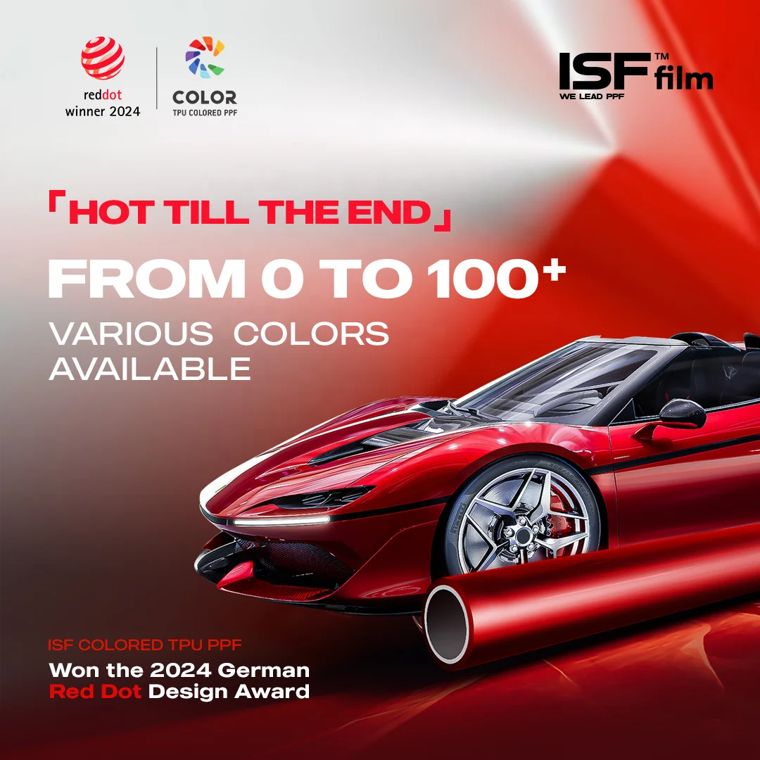ISF 1.52*15m Manufacturer wrap tpu car foil gloss roll paint protection film 10 years warranty usa quality self healing tpu ppf