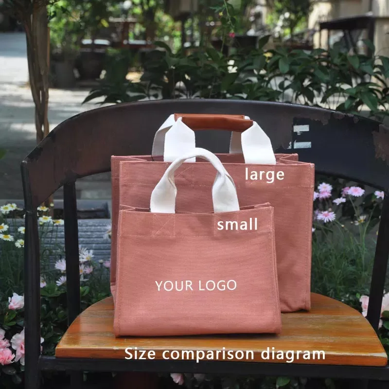 Wholesale canvas tote bag for logo reusable canvas tote bag Eco-friendly canvas shopping bag for woman