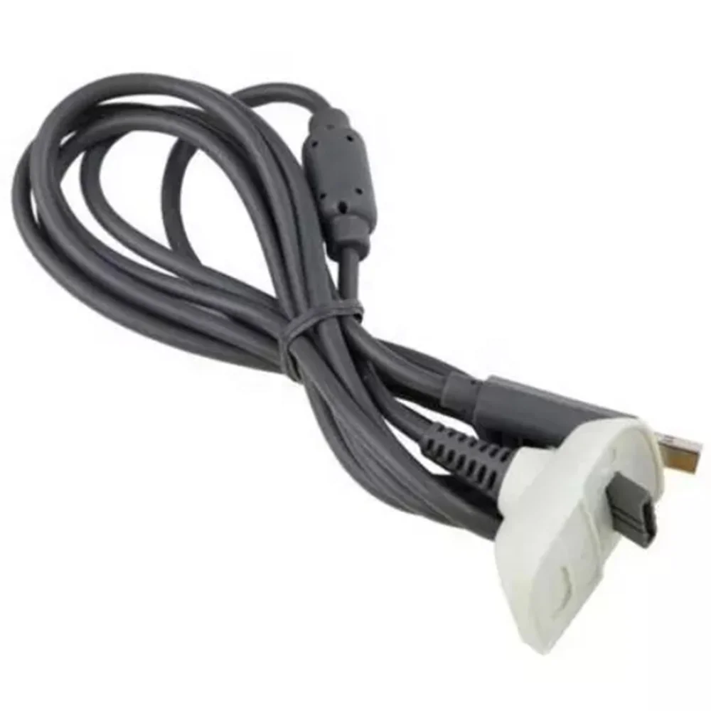USB Charge Cable for XBOX 360 Slim Wireless Game Controller Charging Cord Wire Cable for Xbox360 Joystick Black/Grey