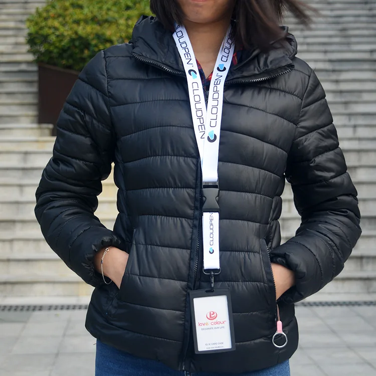 Cheap Retractable Badge Teacher Card Holder Breakaway Sublimation Keychain VIP Lanyards With Logo Custom Polyester RPET Lanyard