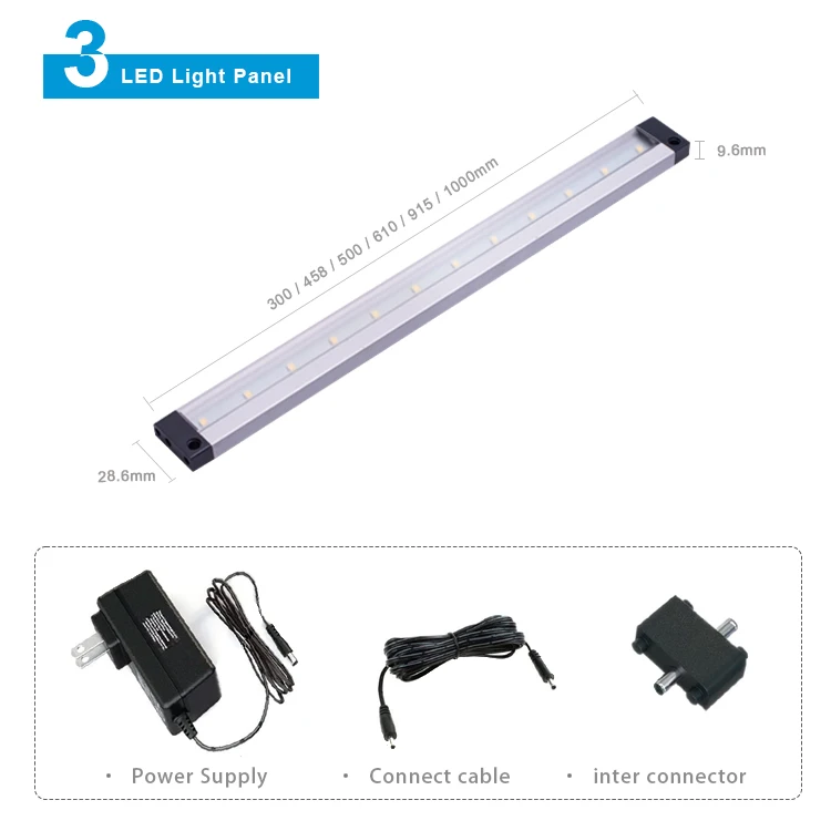 Kitchen door activated light switch 12/24V indoor PIR/IR motion led cabinet light touch sensor