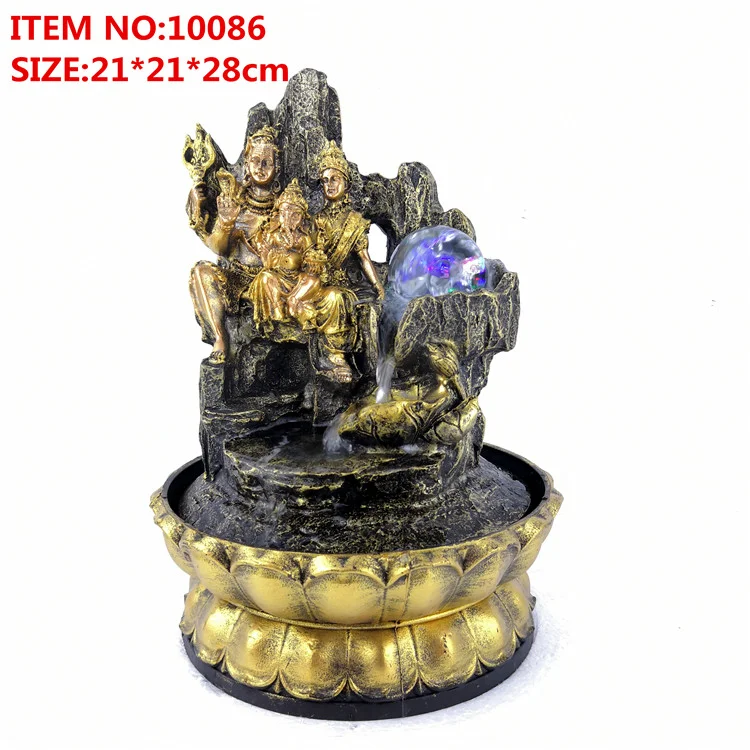 Дзен медитация домашний фэн-шуй Декор индуийский Бог водопад Shiva Ganesha водяной