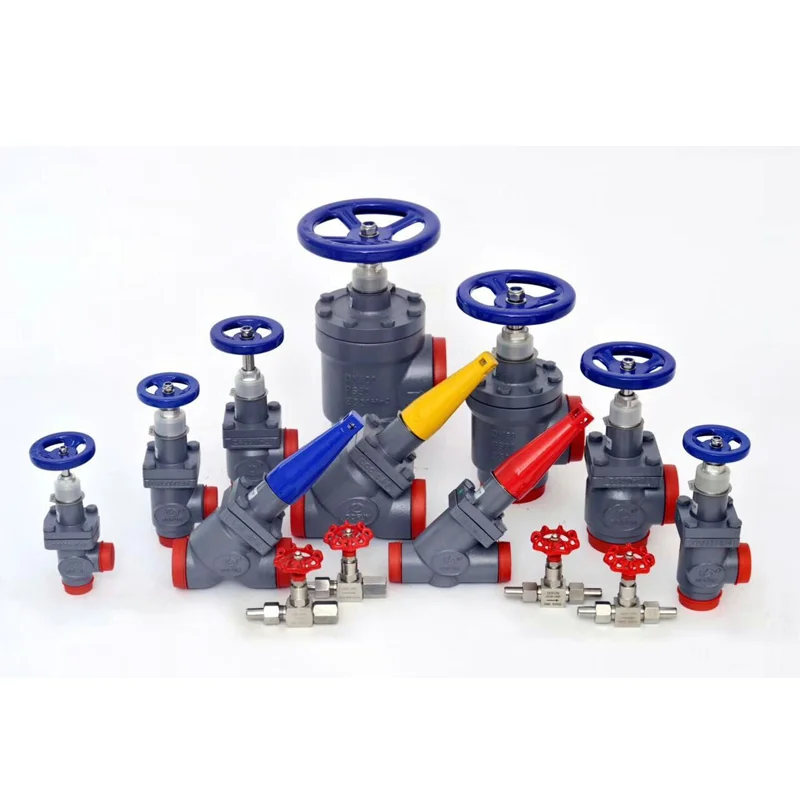 Ammonia refrigeration stop / expansion / safety valves
