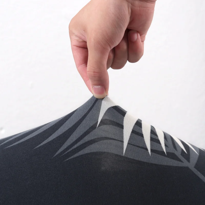 Stretch Sofa Slipcovers Fitted Furniture Protector Printed Plain Solid Sofa Cover for Dining Room Stylish Fabric Couch Cover