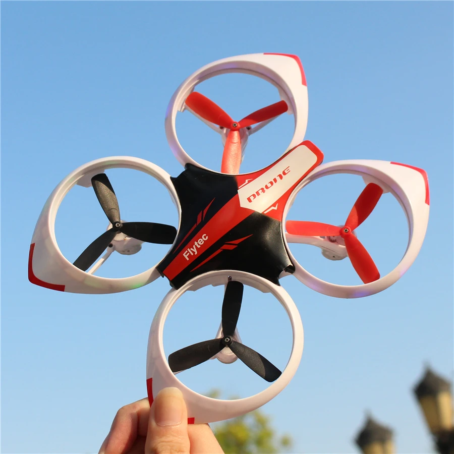  Flytec Новинка Дрон T19 светодиодный Стабилизатор высоты выдувание пузырьков светящийся для трюков модель подарки