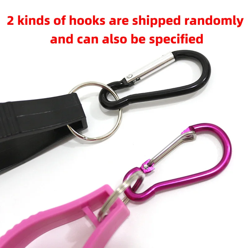 High Quality Glove Clips Metal Carabiner Keeper Of Gloves Hooks For Hanging Glasses Helmets, Gloves Hanger for Belt Loop Guard