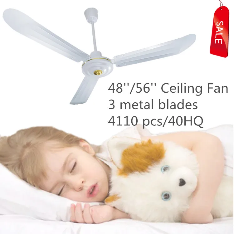Middle East Egypt Dubai Saudi Arabia ITC Hot Selling Model 48 56 inch Big Industrial Ceiling Fan with Copper Motor