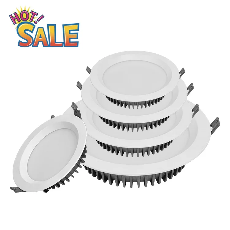 Allway Hot Sale Commercial Aluminum Ceiling Anti-Glare Recessed Down Lights Slim Frame Led Panel Light Housing