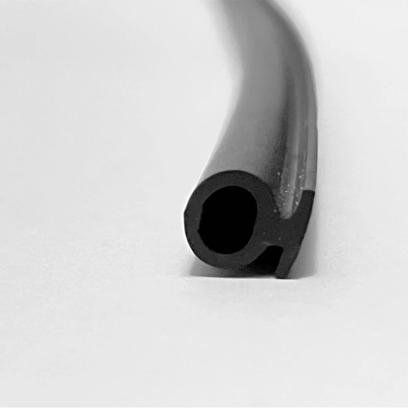 Garage door rubber weather seals half round shaped rubber seal for door