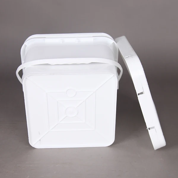 5L 8L 10L 20L 25L plastic water container /drum/bucket/barrel ,transparent white square bucket for industry packing