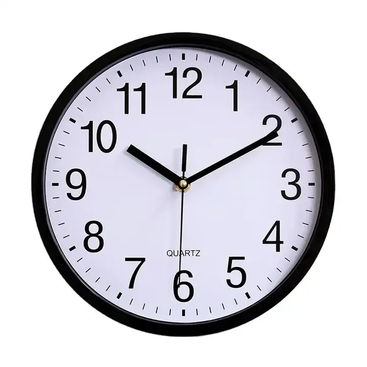 Hot selling Home Decoration Plastic Wall Clock with low price