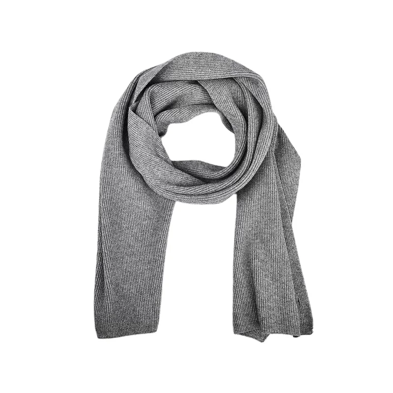 custom warm wool felt scarf winter pashmina/cashmere scarf ribbed knitting winter scarf shawl