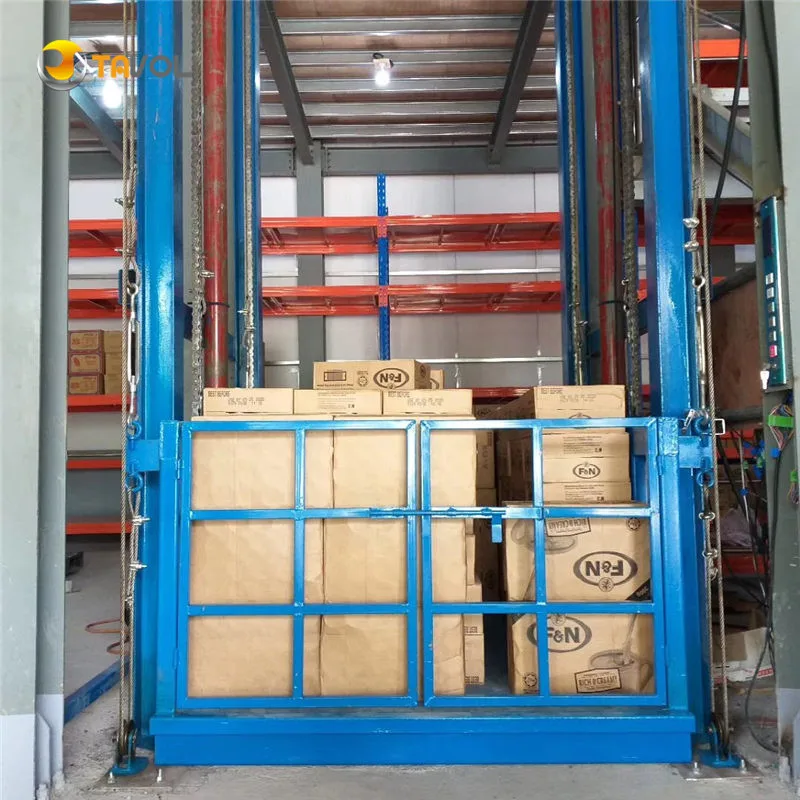 Warehouse 1T 3T 5T 10T  Vertical Hydraulic Cargo Lifts Elevator On Sale