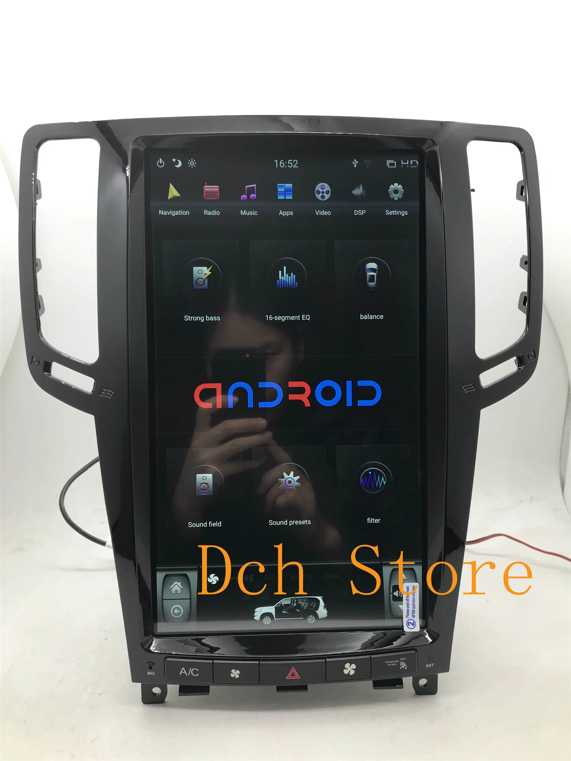 13.6' Vertical tesla style Android 11 Car DVD GPS Navigation for infiniti G25 G37 2007-2013 8G RAM 128G ROM 8 cores G6 RADIO