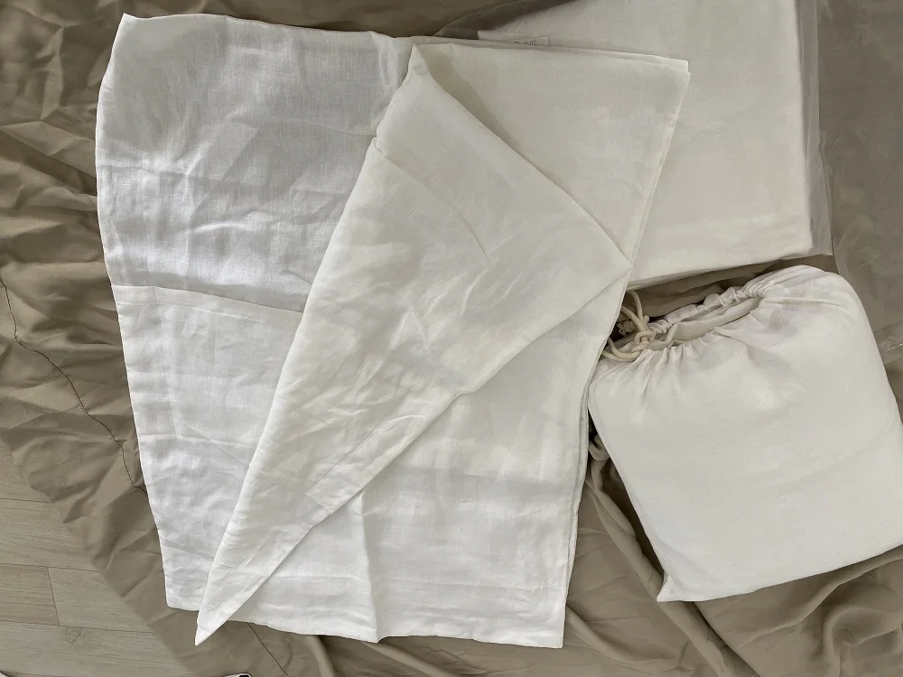 Eco-friendly Oeko Tex French Raw Flax Natural Crepe Plain Reactive Dyed Extra 110 inch wide width Bedding Curtain Linen Fabric