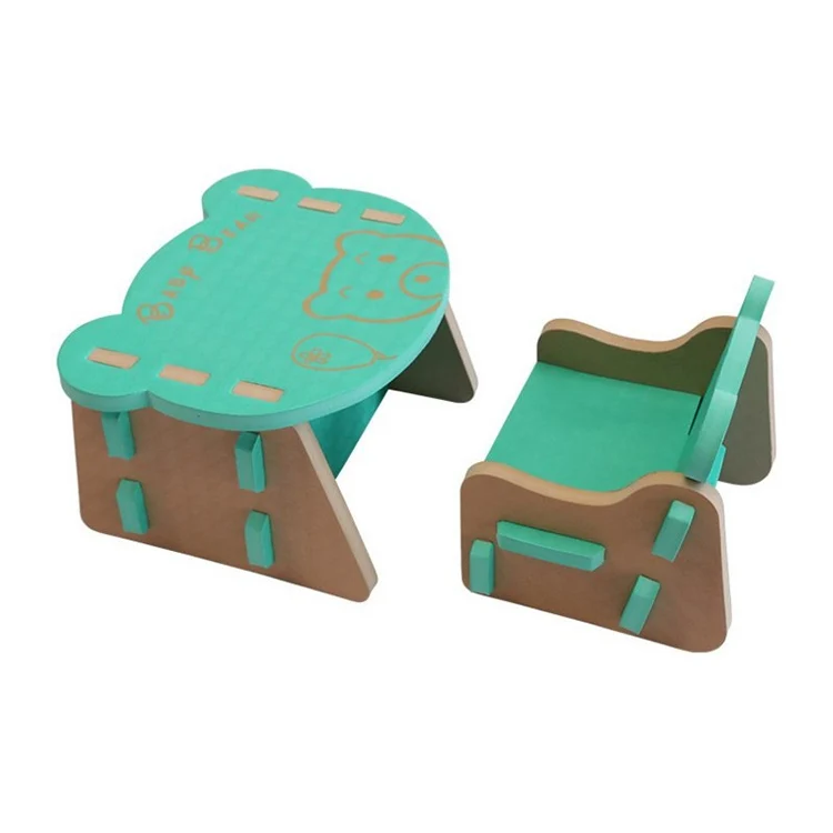 
High quality durable children cartoon table and chair cover set 