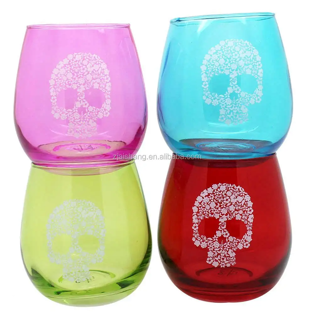 Wholesale Custom Drinkware 480ml Halloween Shot Glass Juice Beer Drinking Festival Glasses Halloween Wine Glass Cup Cups