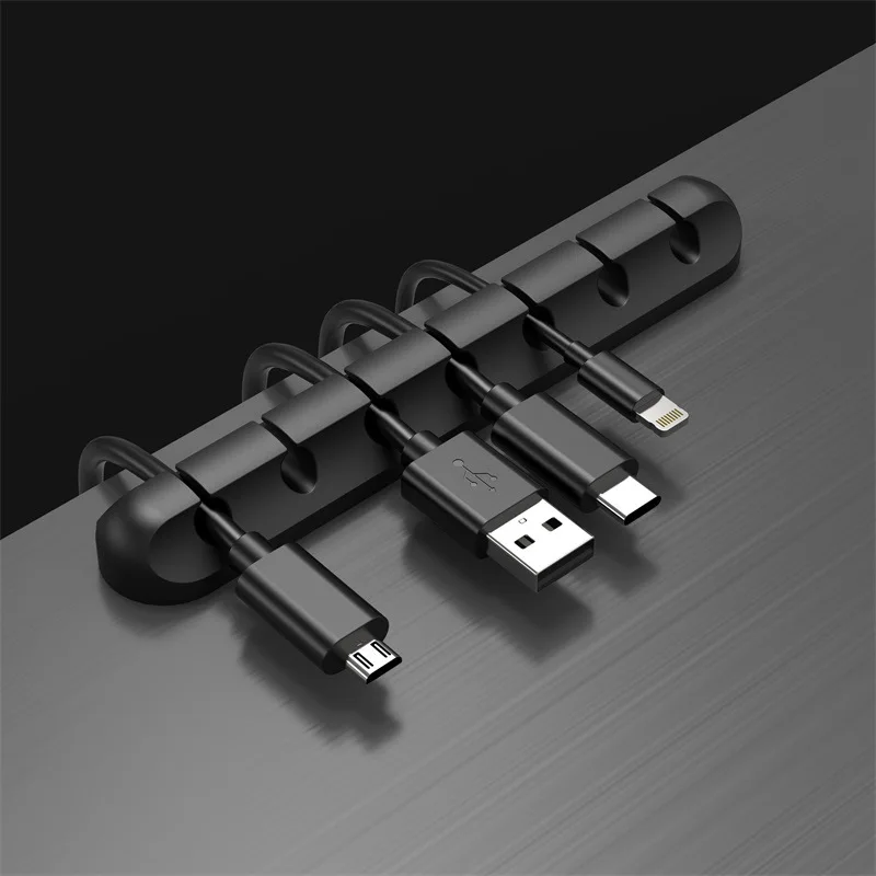  Зажим для проводов зажим управления USB кабелем органайзер офиса настольного телефона держатель шнура