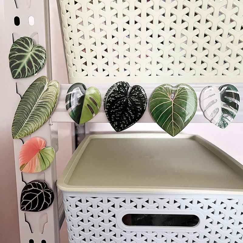 Promotional Gift Custom Refrigerator Magnet Acrylic Fridge Sticker Shaped Plant Leaf Fridge Magnet