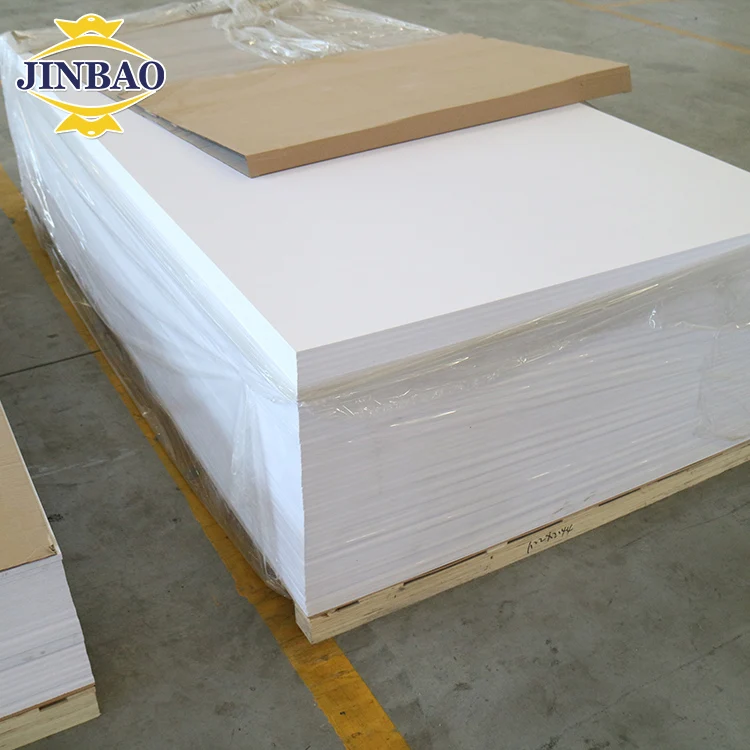 JINBAO pvc foam board king star 50mm pvc foam board waterproof cutting 15mm pvc celuka board for bathroom cabinet