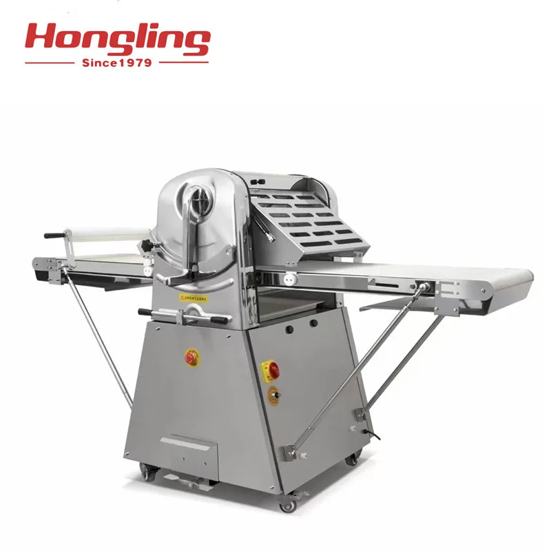 DS-520B stainless steel cheap price bakery croissant dough press electric dough sheeter for sale