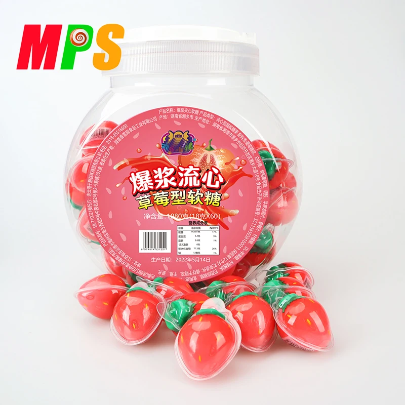 Оптовая продажа вкусная сладкая клубника планеты жевательные повседневные мягкие Халяльные Фруктовые