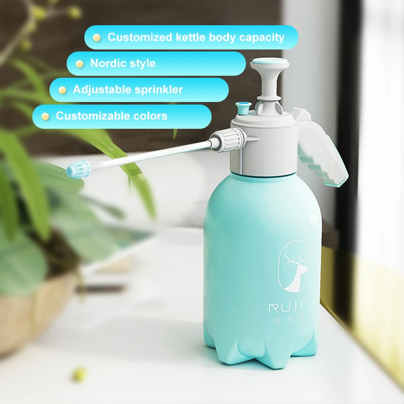 2 Liter RUIPU Agricultural Sprayer Customized Small Pressure Sprayer Plastic Pressure Water Sprayer Hand Spray For Garden