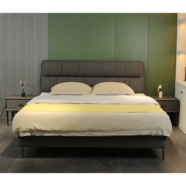 Bedroom Furniture Set Hotel King Size Couple Bed Classic Modern Luxury Beds With Headboard
