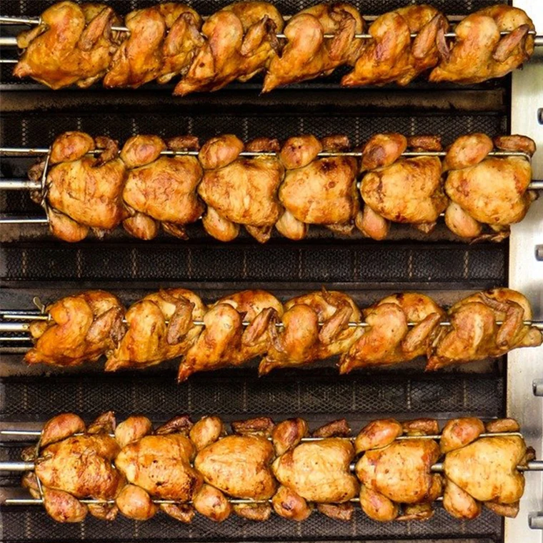 china good price fashion design roster chicken machine grill kitchen equipment electric gas rotisserie for kebabs